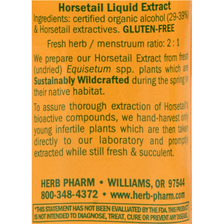 Herb Pharm Horsetail Liquid Extract for Urinary System Support - 1 Ounce