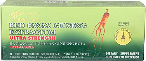 Prince of Peace Red Panax Ginseng Extractum Ultra Strength, 0.34 Fl Oz (Pack