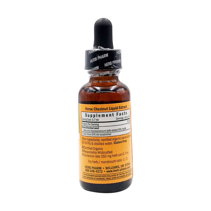 Herb Pharm Liquid Extract for Healthy Veins and Circulation, Horse Chestnut, 1