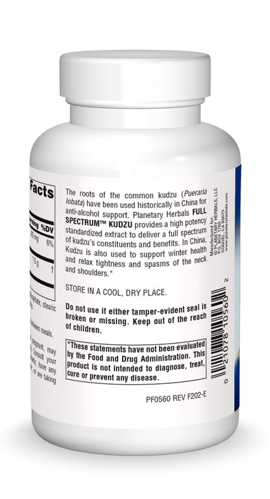 Planetary Herbals Full Spectrum Kudzu Tablets, 120 Count
