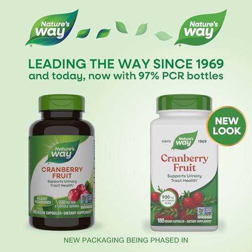 Nature's Way Cranberry Fruit, Cranberry Supplements, Supports Urinary Tract