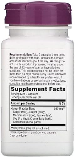 Nature's Way Kidney Bladder, 465 mg per capsule, 100 caps