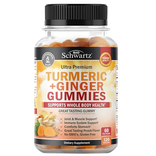 Turmeric Curcumin with Ginger Gummies