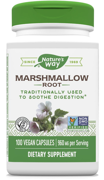 Marshmallow Root 480 Milligrams 100 Veg Capsules