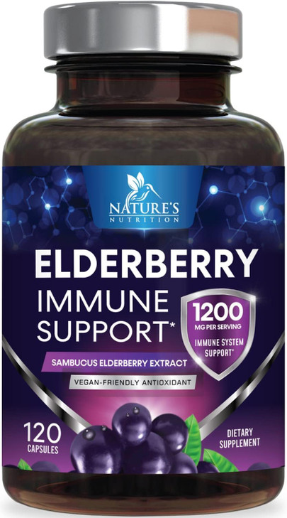 Elderberry Capsules 1200mg