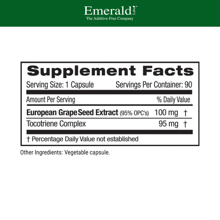 EMERALD LABS European Grape Seed Extract