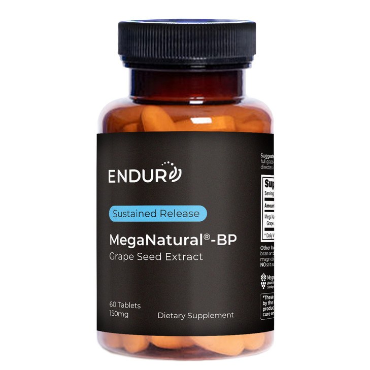 Endur MegaNatural-BP Grape Seed Extract, Sustained Release Formula For Optimal