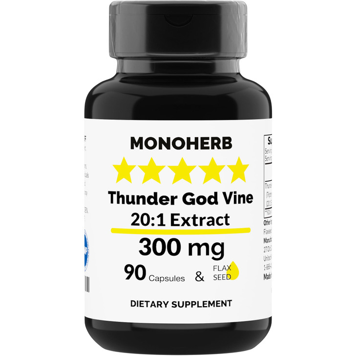 MONOHERB Thunder God Vine 300mg - 20:1 Root Extract