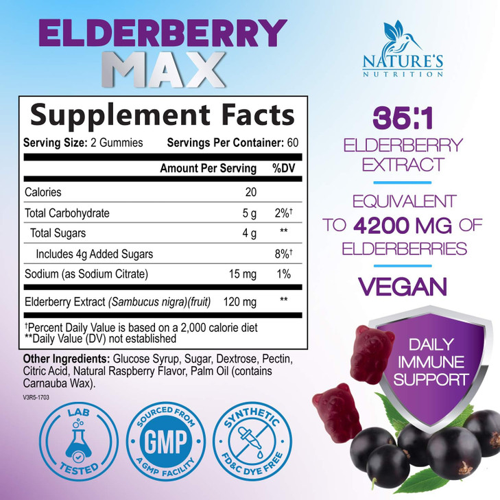 Elderberry Immune Support Gummies