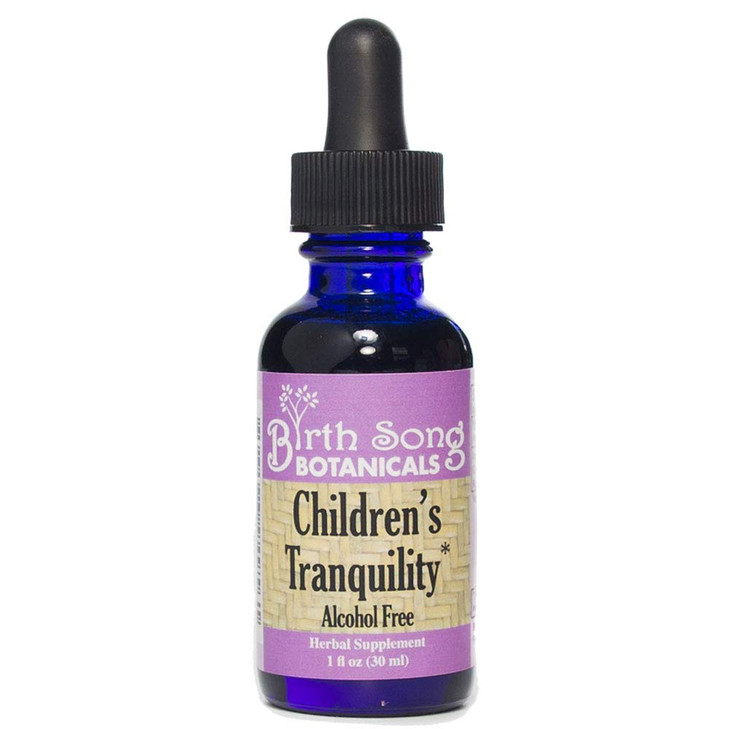 Birth Song Botanicals Children's Tranquility Tincture, Herbal Supplement