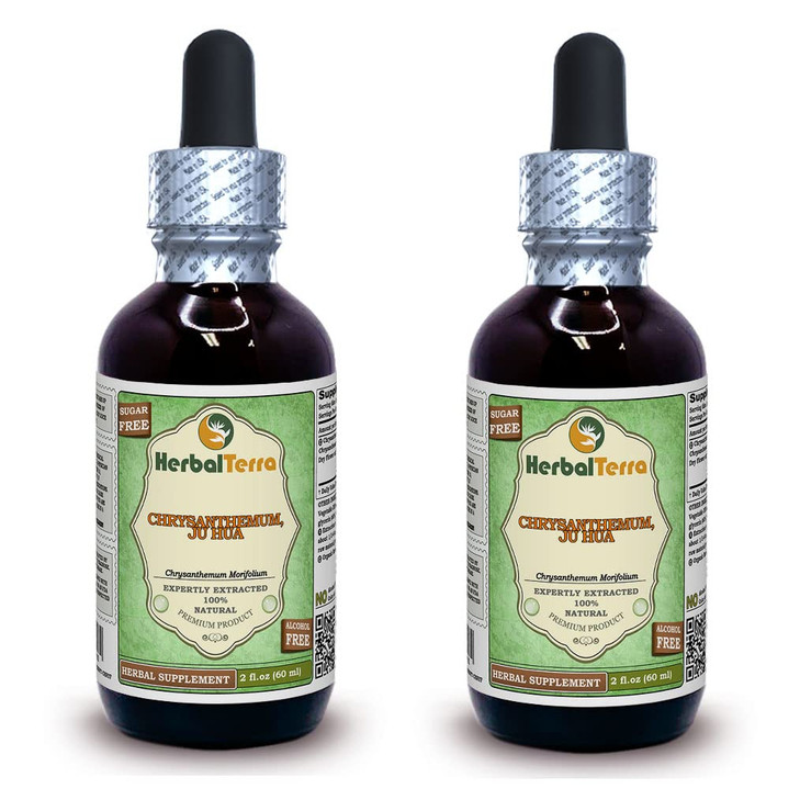 Herbal Terra LLC Chrysanthemum (Chrysanthemum x Morifolium) Glycerite, Organic