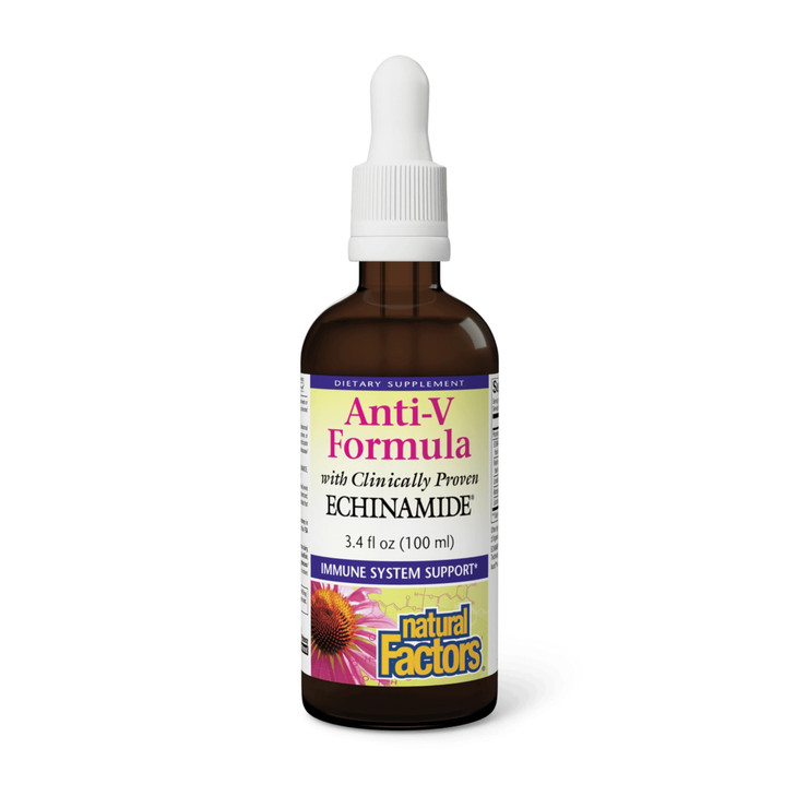 Natural Factors, Anti-V Liquid Formula, Echinacea Supplement for Immune