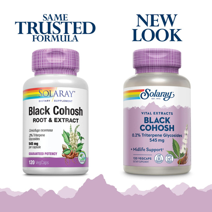 SOLARAY Black Cohosh Root Supplement for Women