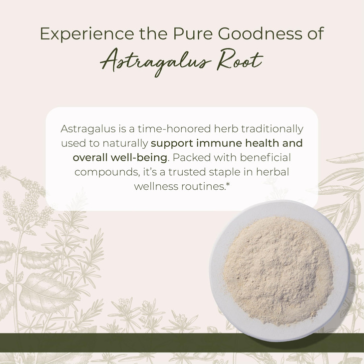 Starwest Botanicals Astragalus Root Powder, 1 Lb