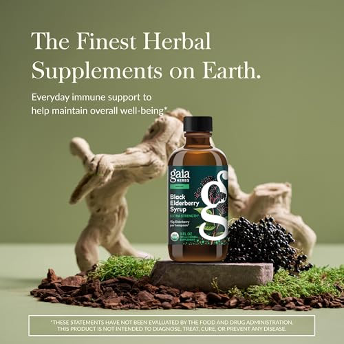 Gaia Herbs Black Elderberry Syrup