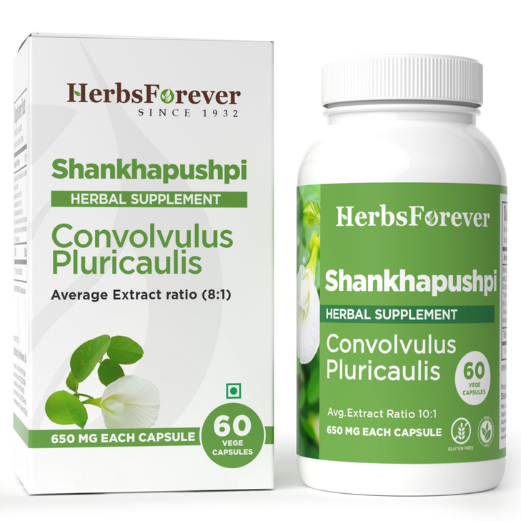 Herbsforever Shankhpushpi(Convolvulus pluricaulis)-Extra Strength(20:1) Extract