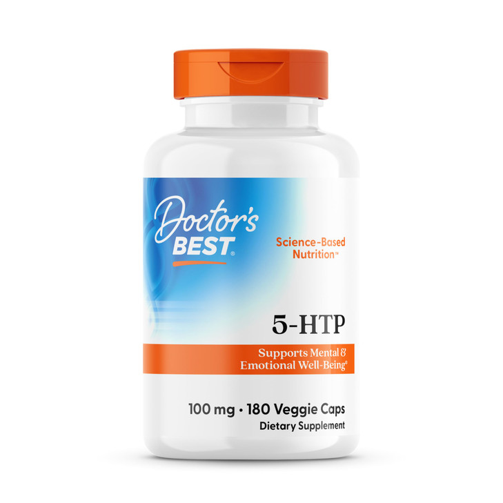 Doctors Best 5-HTP, Supports Mental & Emotional Well-Being, Non-GMO, Gluten