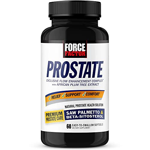 Force Factor Prostate Saw Palmetto and Beta Sitosterol Supplement for Men