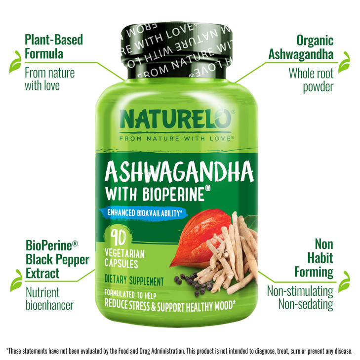 NATURELO Ashwagandha Organic Root Powder