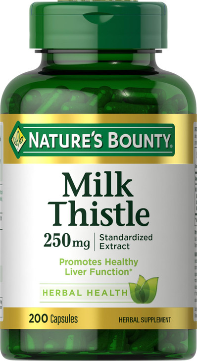 Nature's Bounty Milk Thistle Capsules, Traditionally Used for Liver Health