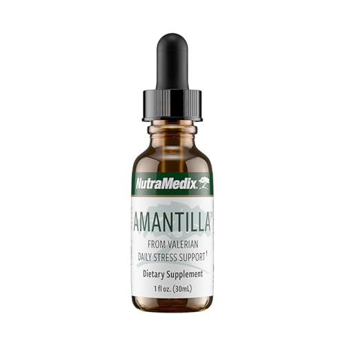 NutraMedix Amantilla Tincture - Valerian Root Extract for Stress Support