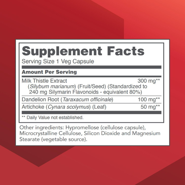 Protocol Milk Thistle Extract 300 mg - for Healthy Liver Support*