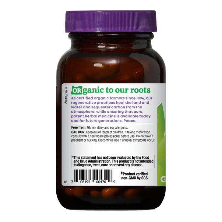 Oregon's Wild Harvest Ashwagandha Ginkgo Organic Non-GMO Herbal Supplements