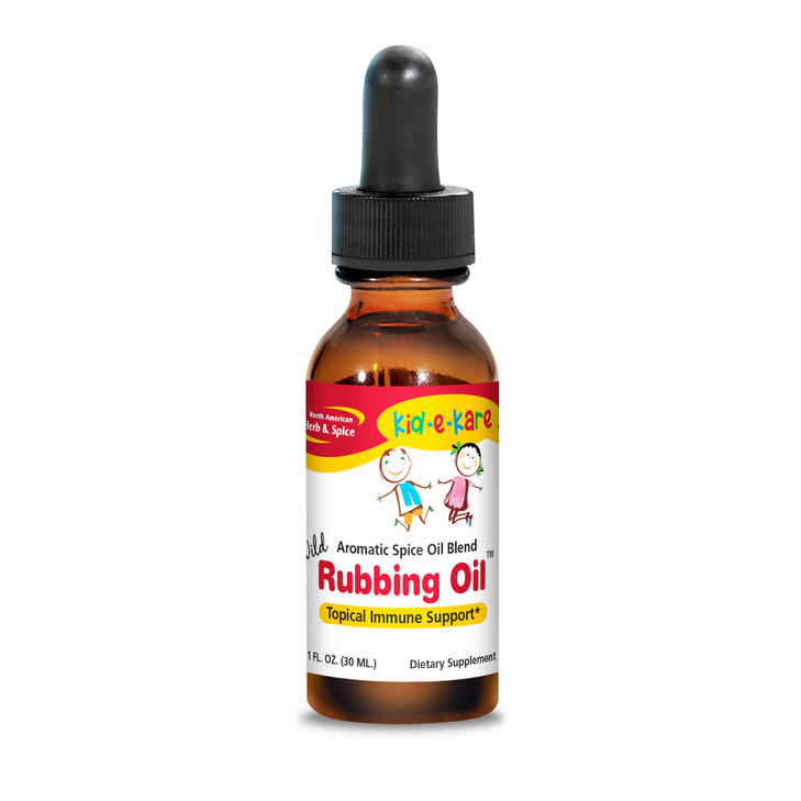NORTH AMERICAN HERB & SPICE kid-e-kare Rubbing Oil