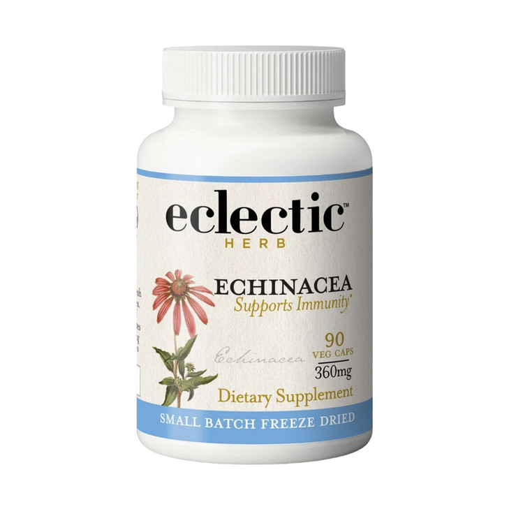 ECLECTIC INSTITUTE Raw Fresh Freeze-Dried Non-GMO Echinacea Angustifolia