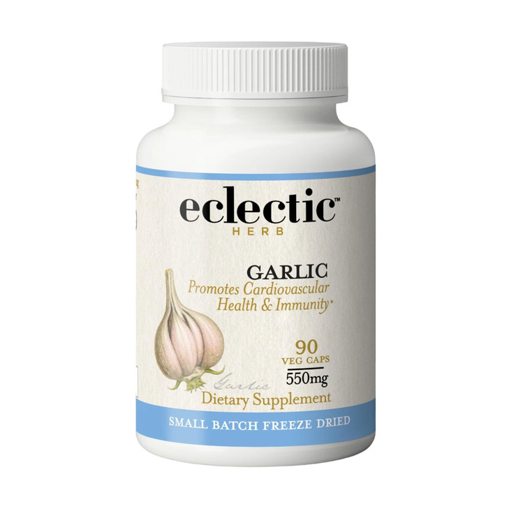 Eclectic Herb - Garlic Capsules - Cardiovascular Health and Immune Support