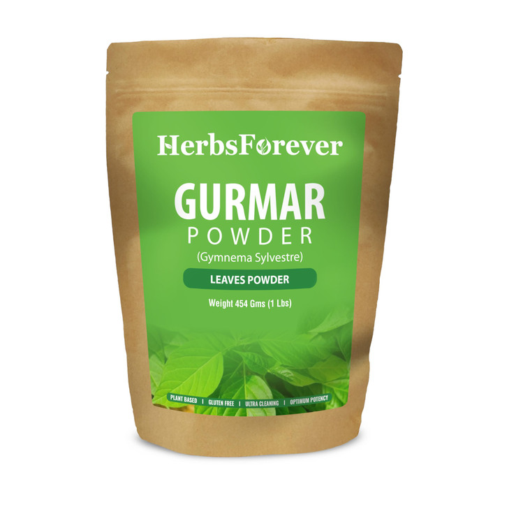 Herbsforever Gurmar Powder - Organic Gymnema Sylvestre Leaf
