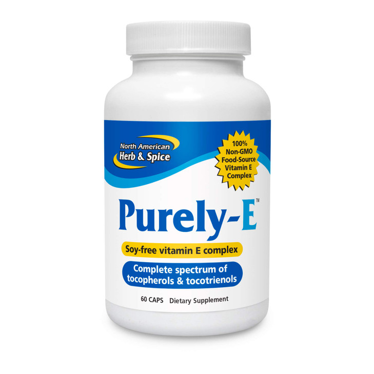 NORTH AMERICAN HERB & SPICE Purely-E - 60 Capsules