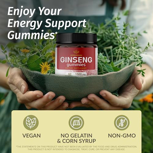 HERBAMAMA Panax Ginseng Gummies