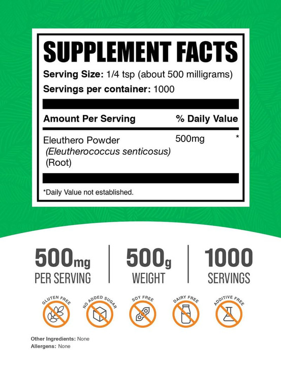 BulkSupplements.com Eleuthero Powder