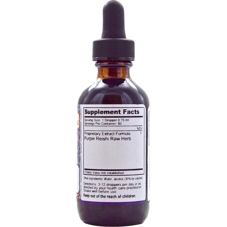 Dragon Herbs - Purple Reishi Drops - 2 Fl oz