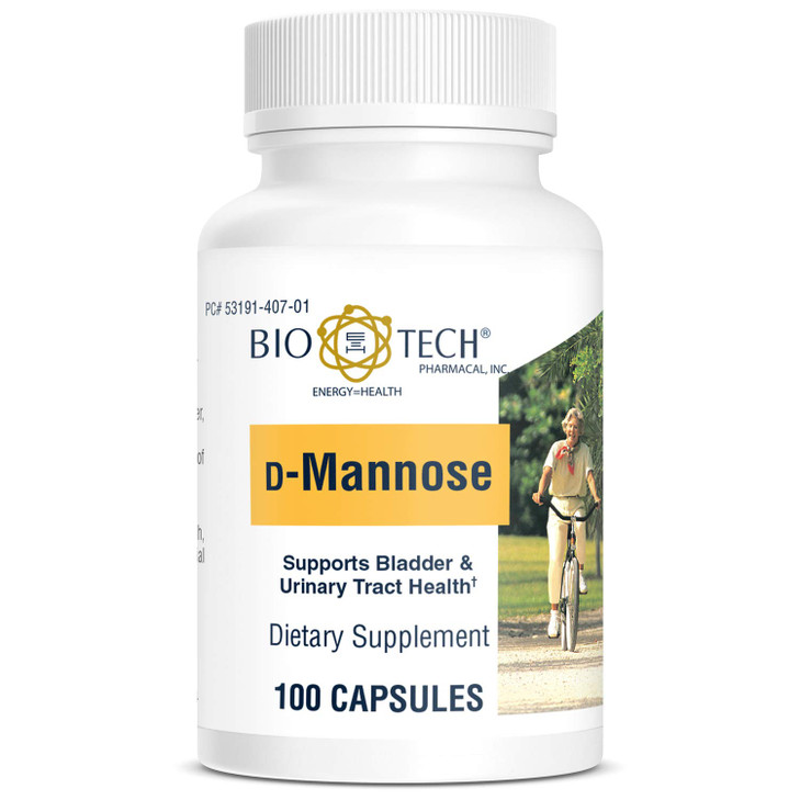 Bio-Tech Pharmacal D-Mannose, Supports Bladder and Urinary Tract Health (100
