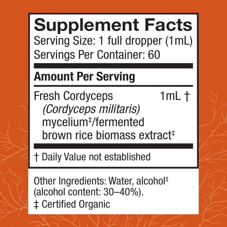 Host Defense Cordyceps Extract - Immune & Energy Support Supplement