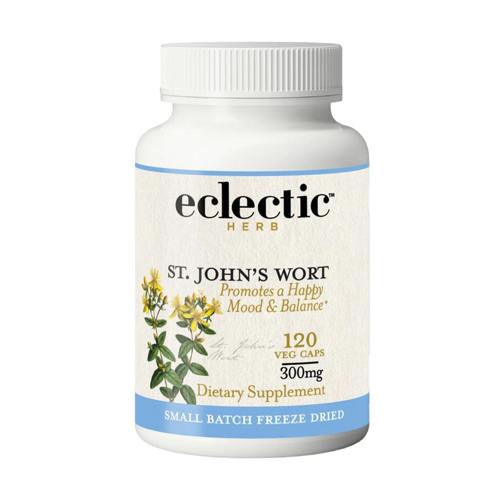 Eclectic Herb - St. John's Wort Capsules - Nervous System & Immune Support