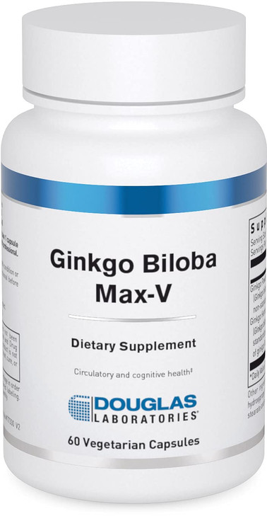 Douglas Laboratories Ginkgo Biloba Max-V - Supports Healthy Circulation
