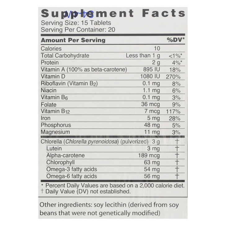 SUN CHLORELLA - Chlorella Supplement, Vitamin-Enriched and Vegan-Friendly