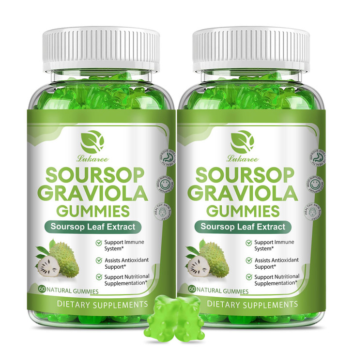 (2 Pack) Soursop Graviola Gummies