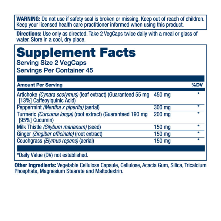 SOLARAY Gallbladder Support Formula - Healthy Gallbladder & Liver Support