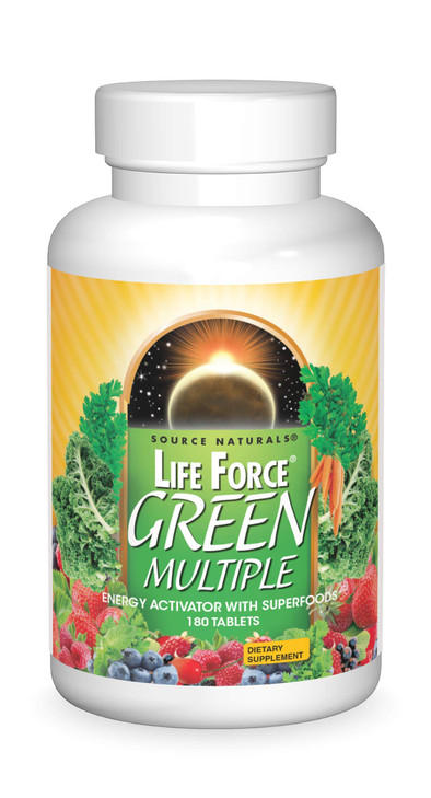 Source Naturals Life Force Green Multiple, Energy Activator with Superfoods*