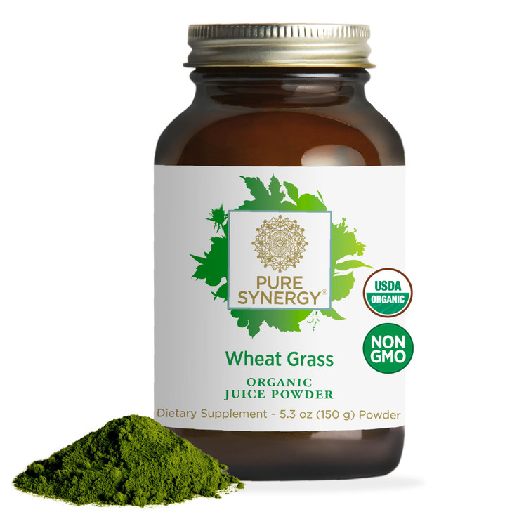 PURE SYNERGY Organic Wheat Grass Juice Powder