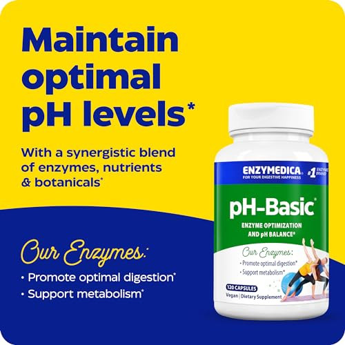 Enzymedica, pH-Basic, Includes Digestive Enzymes, Nutrients & Herbs, Supports