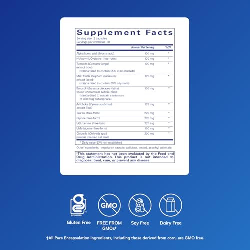 Pure Encapsulations Liver-G.I. Detox - Liver Cleanser & GI Detox*