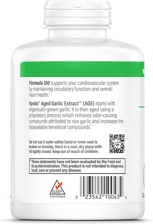 Kyolic #100 Kyolic Formula 300 Cap