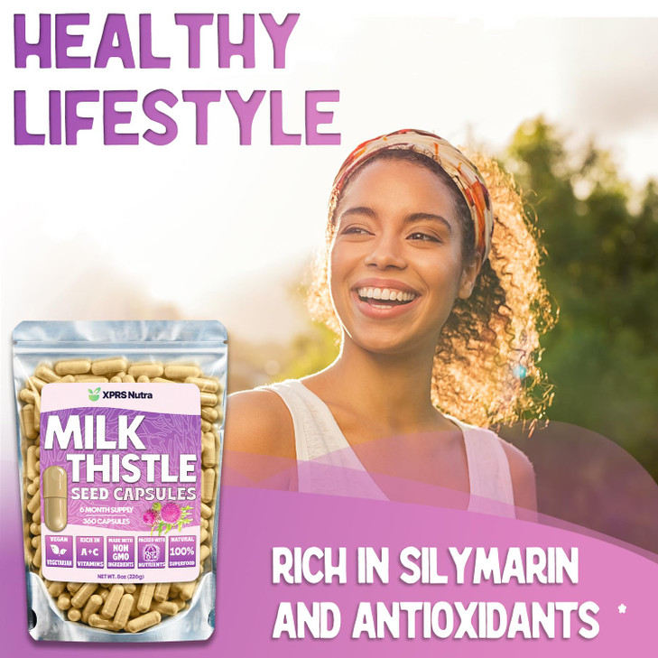 XPRS Nutra Milk Thistle Seed Capsules