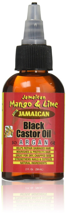 Jamaican Mango & Lime Black Castor Oil  Hair & Scalp Oil for Locs, Braids, Twists & Natural Hair  Strengthens, Moisturizes & Promotes Hair Growth (