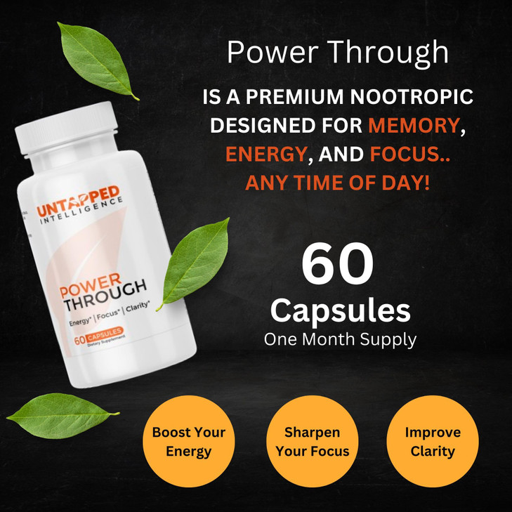 Power Through - Nootropic Brain Supplement for Memory